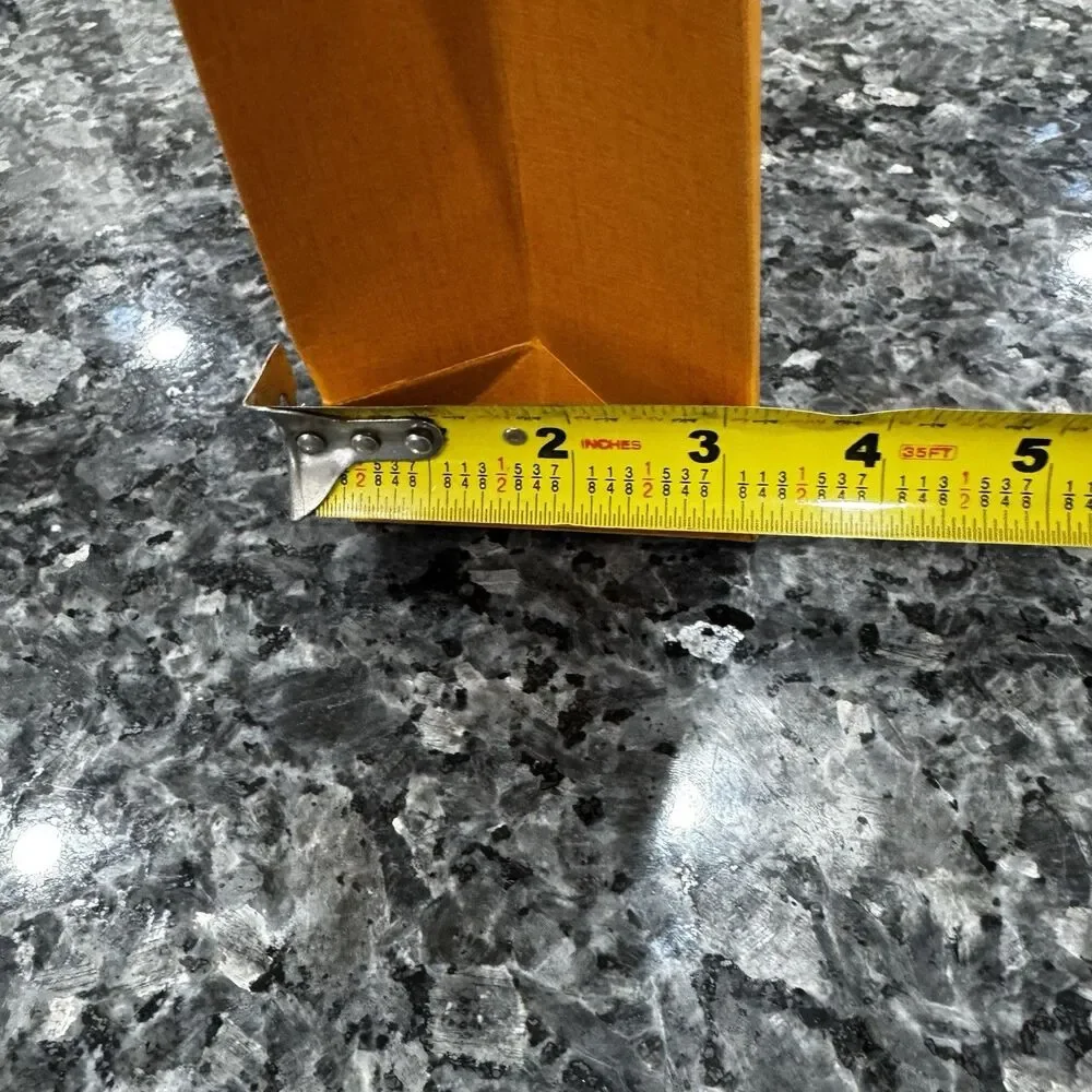 Louis Vuitton Shopping Gift Envelope Adhesive Tape Bag 2026 Orange 9 x 7.5 x 3